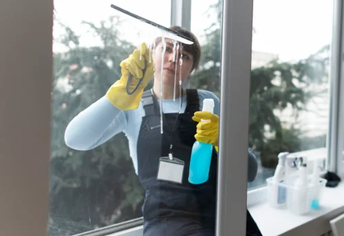 Nettoyage de vitres intérieures et extérieures au Mesnil-Esnard